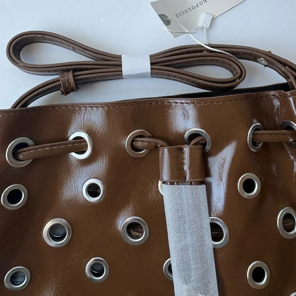 NWT Anthropologie Melie Bianco Paloma Studded Satchel - Picture 16 of 16